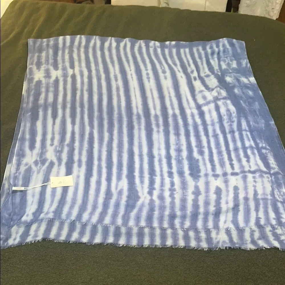 Blue Tie-Dye Pashmina (NWT)